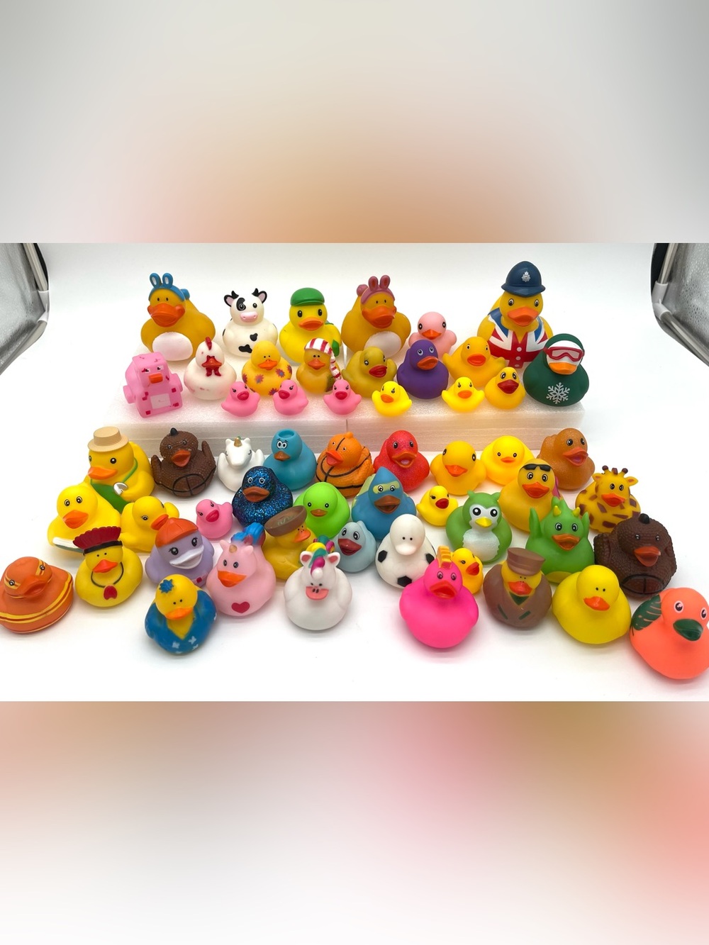Rubber Duck Lot Of  55 Various Sizes Jeep Lovers Ducking Ducked